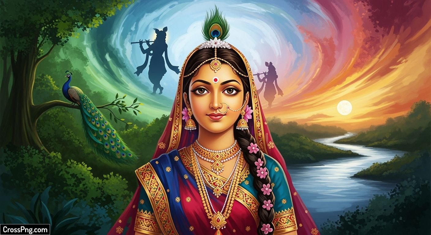 Radha background image