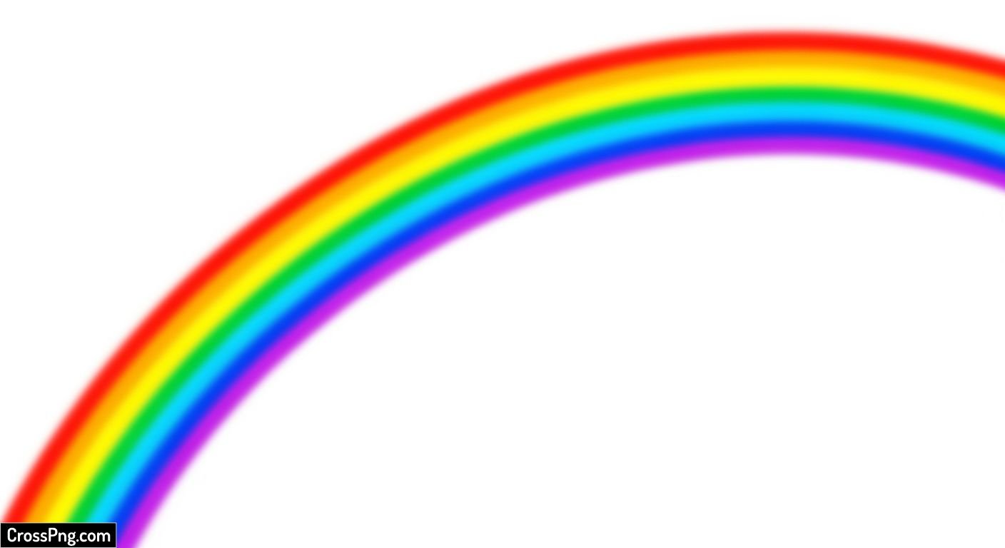 Rainbow on white background image 3