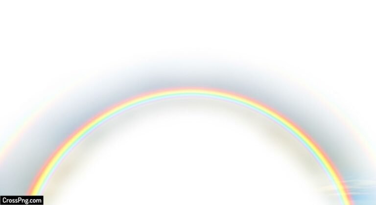 Rainbow white background image