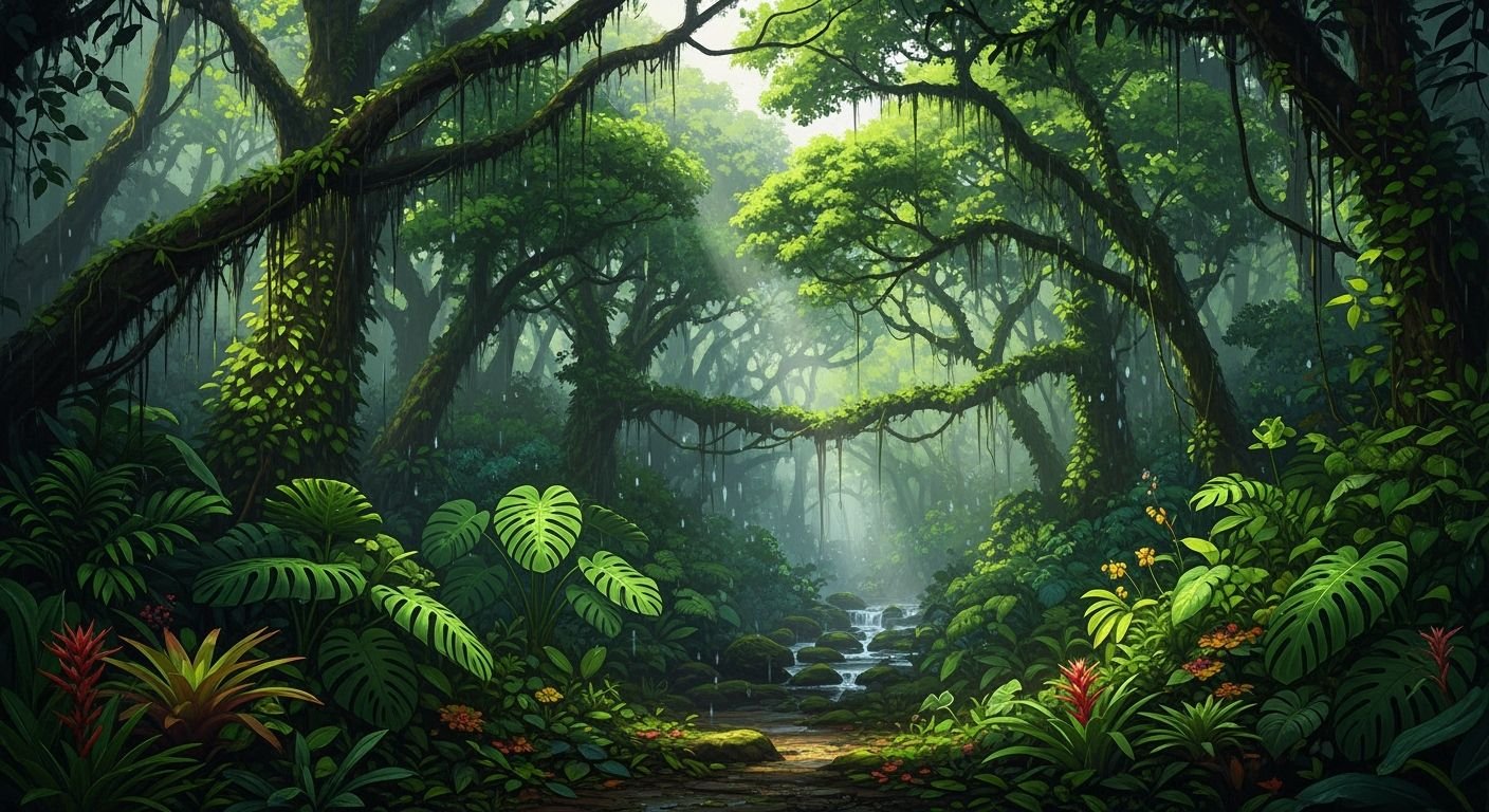 Rainforest background image 2