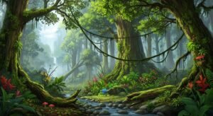 Rainforest background image