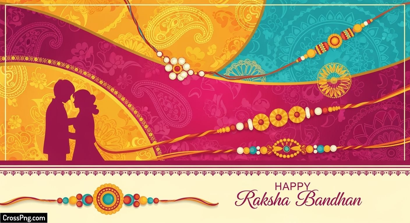 Raksha bandhan banner background image