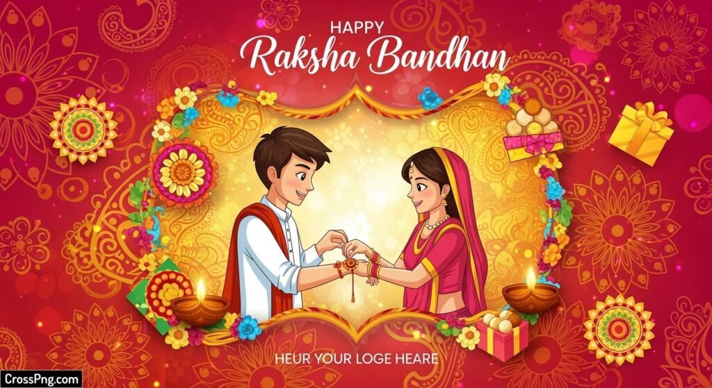 Raksha bandhan poster background image