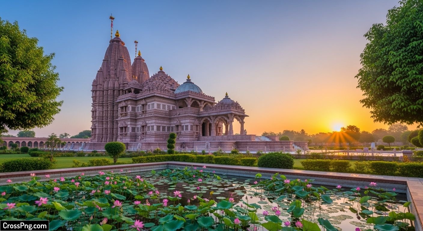 Ram mandir background hd image 3