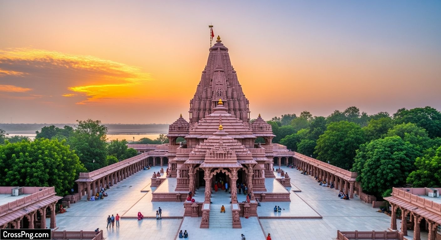 Ram mandir background hd image