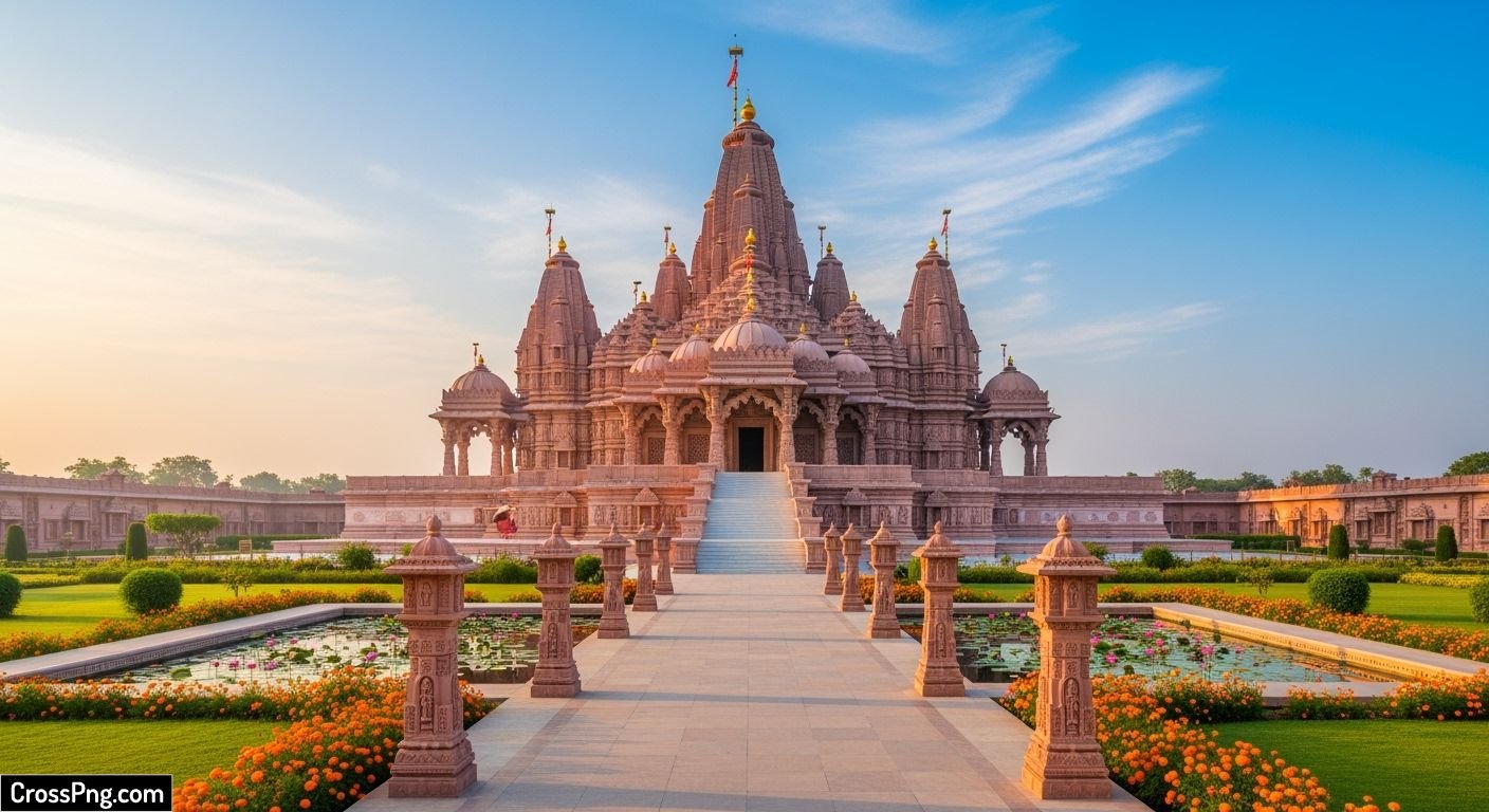 Ram mandir background image 2