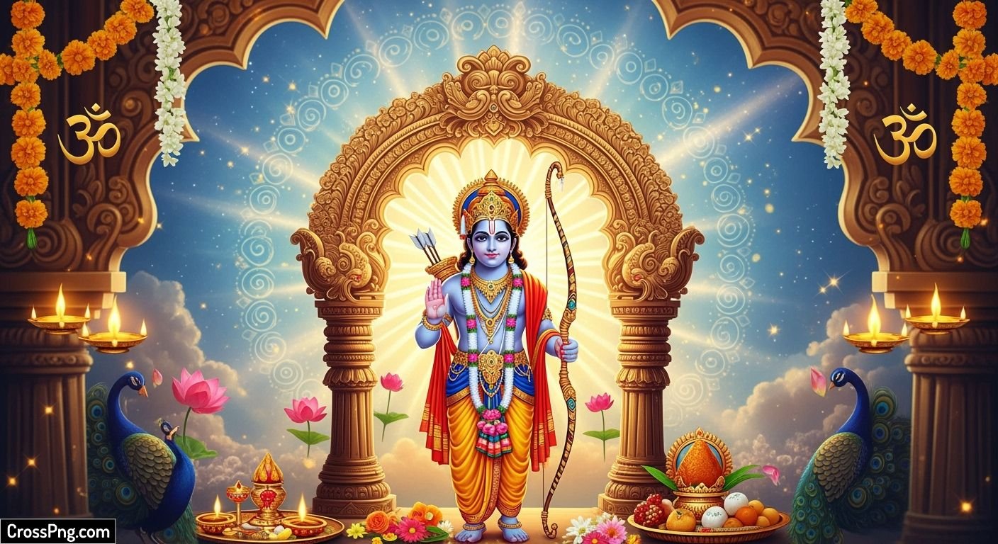 Ram navami background hd image