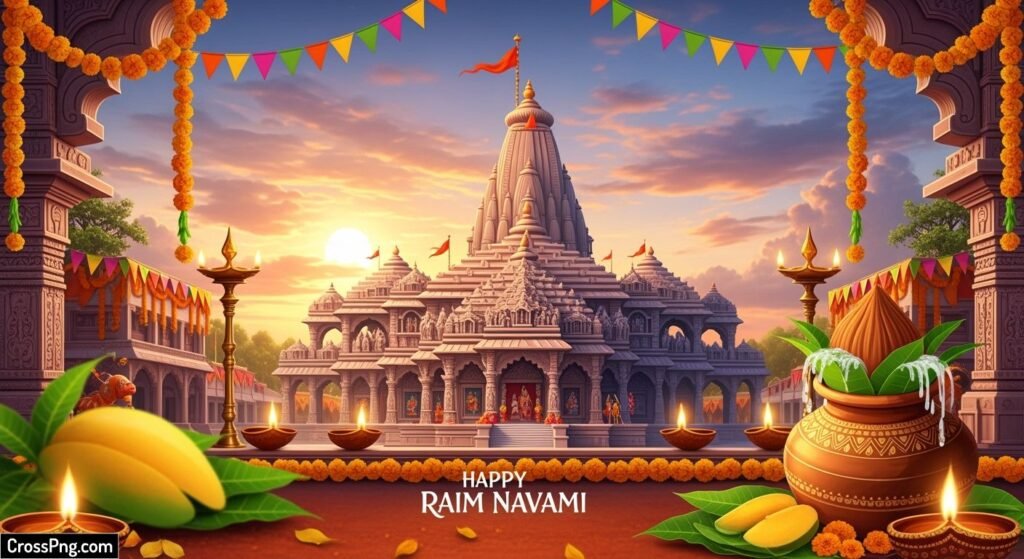 Ram navami background hd image
