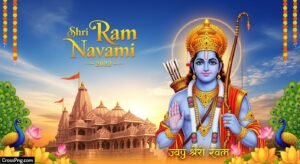 Ram navami banner background hd image