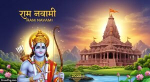 Ram navami banner background hd image 3