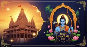 Ram navami banner background hd image