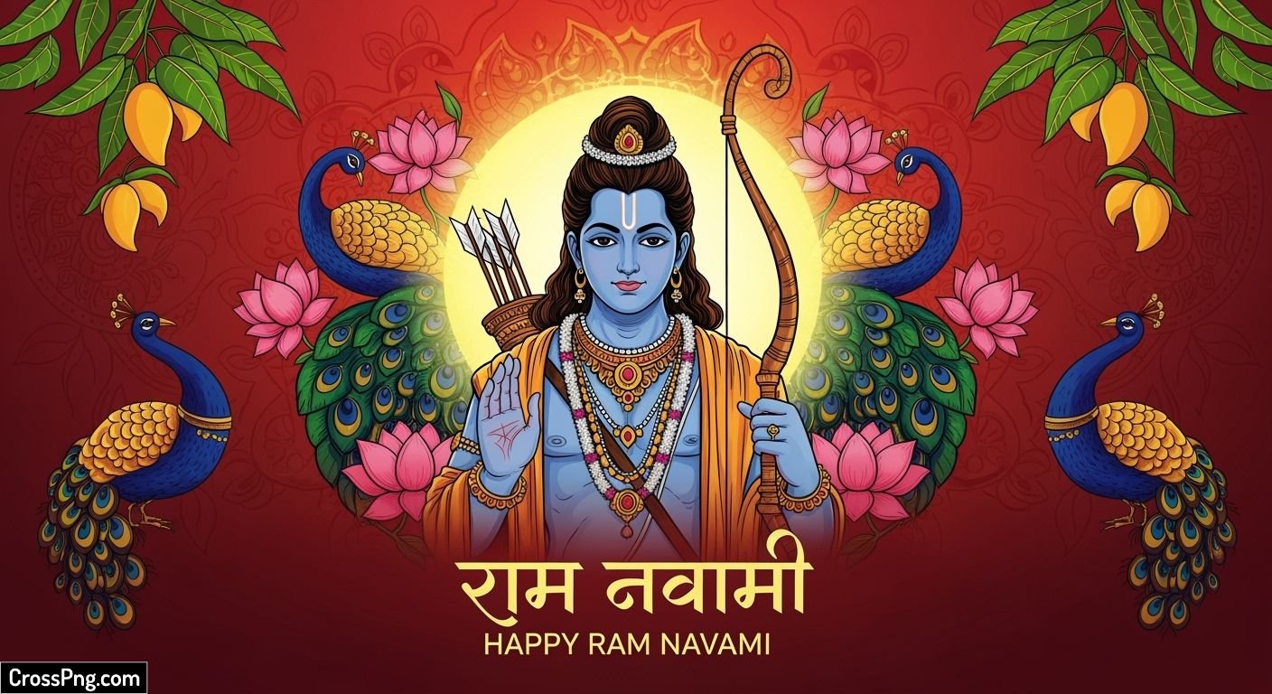 Ram navami banner background image