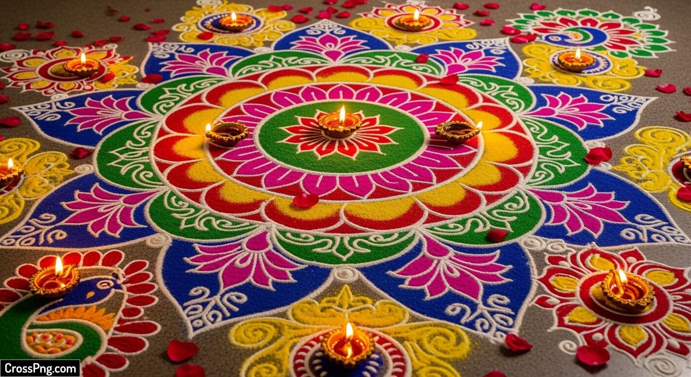 Rangoli background image