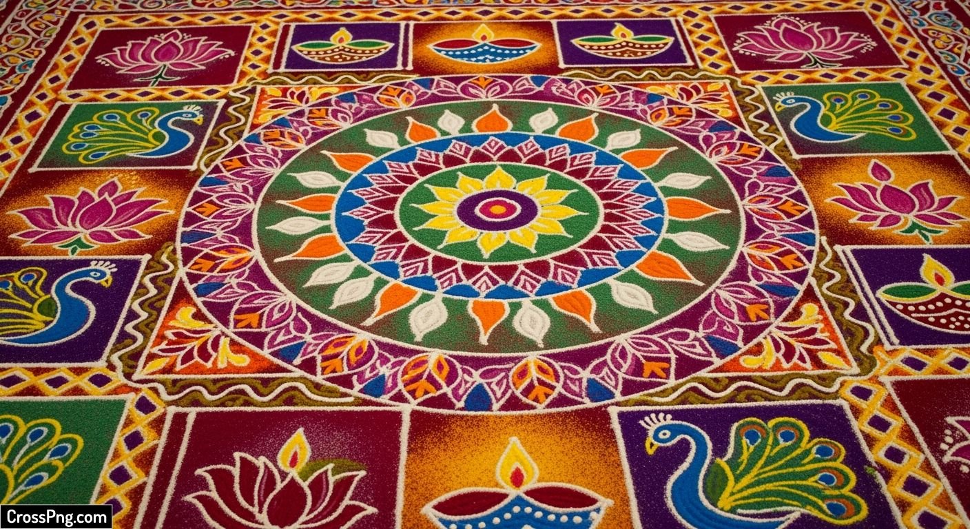 Rangoli background image 3