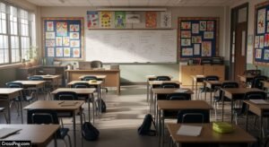 Real classroom background image 2