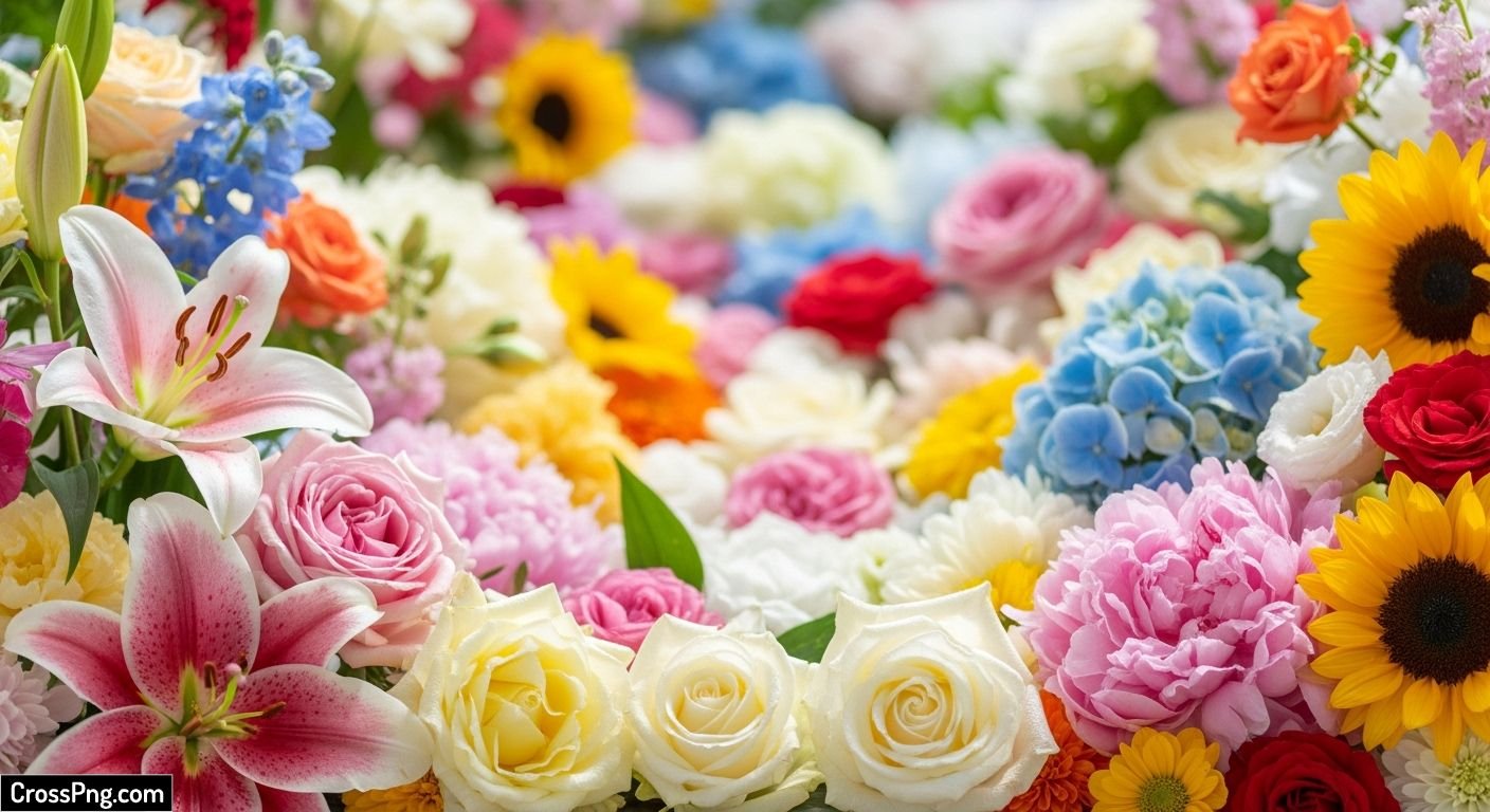 Real flower background image