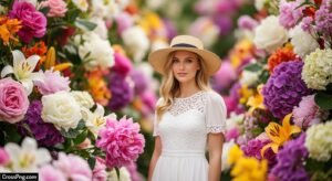 Real flower background image 3