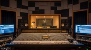 Recording studio background image 2