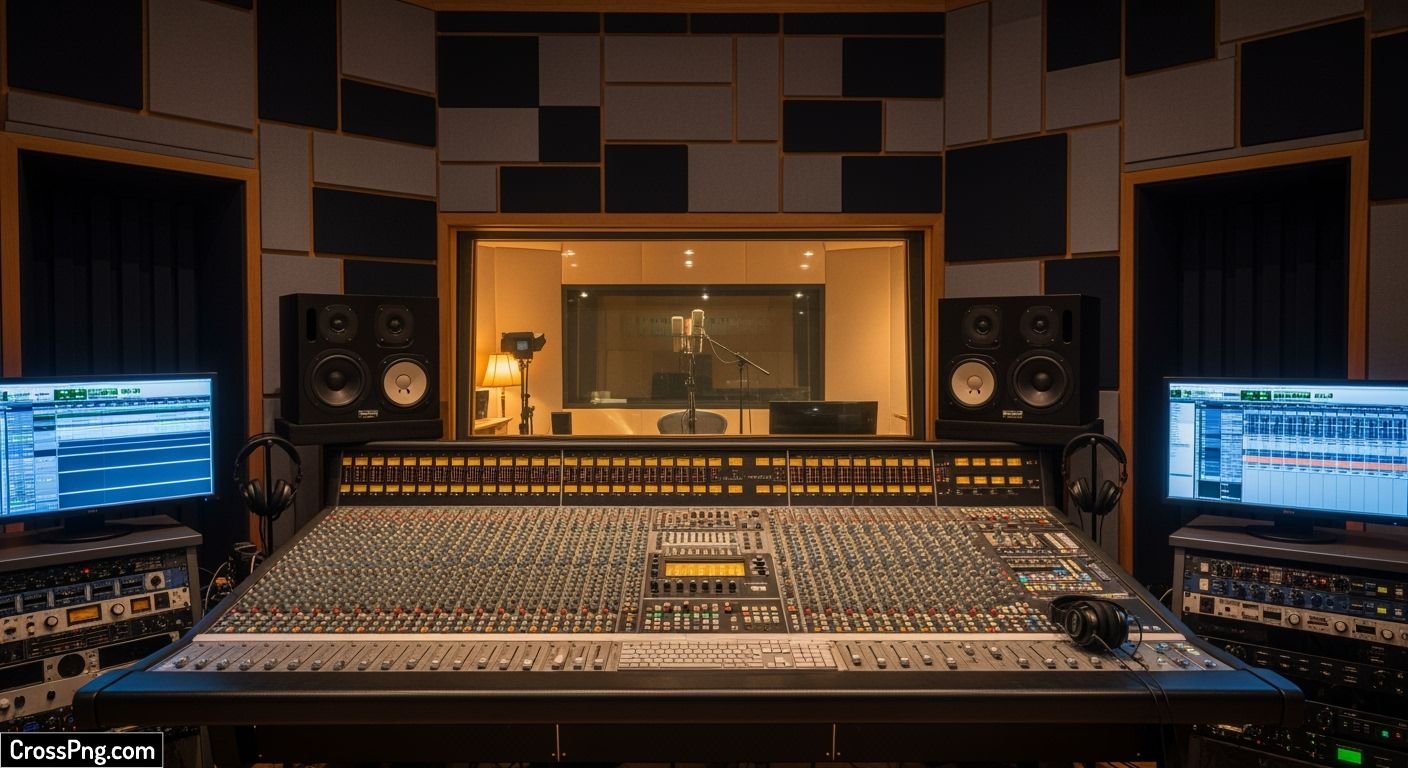 Recording studio background image 2