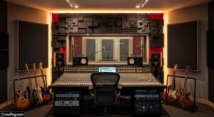 Recording studio background image 3