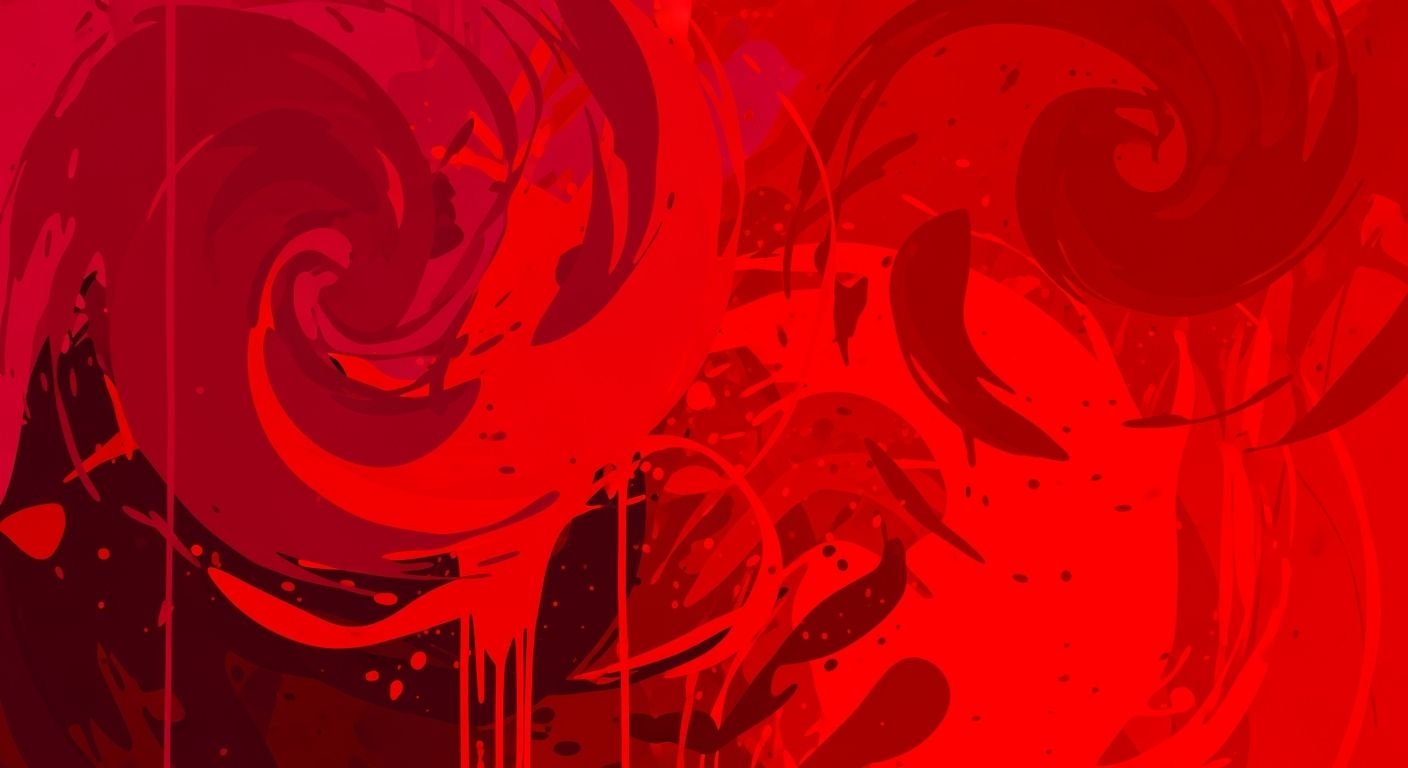 Red abstract background image 2