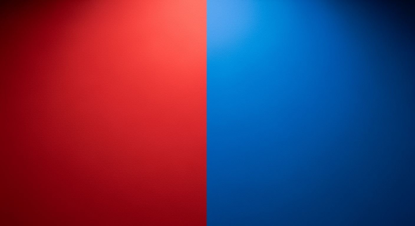Red and blue background image