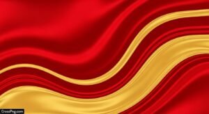 Red and gold background image