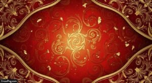 Red and gold background image 2