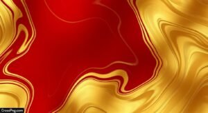Red and gold background image