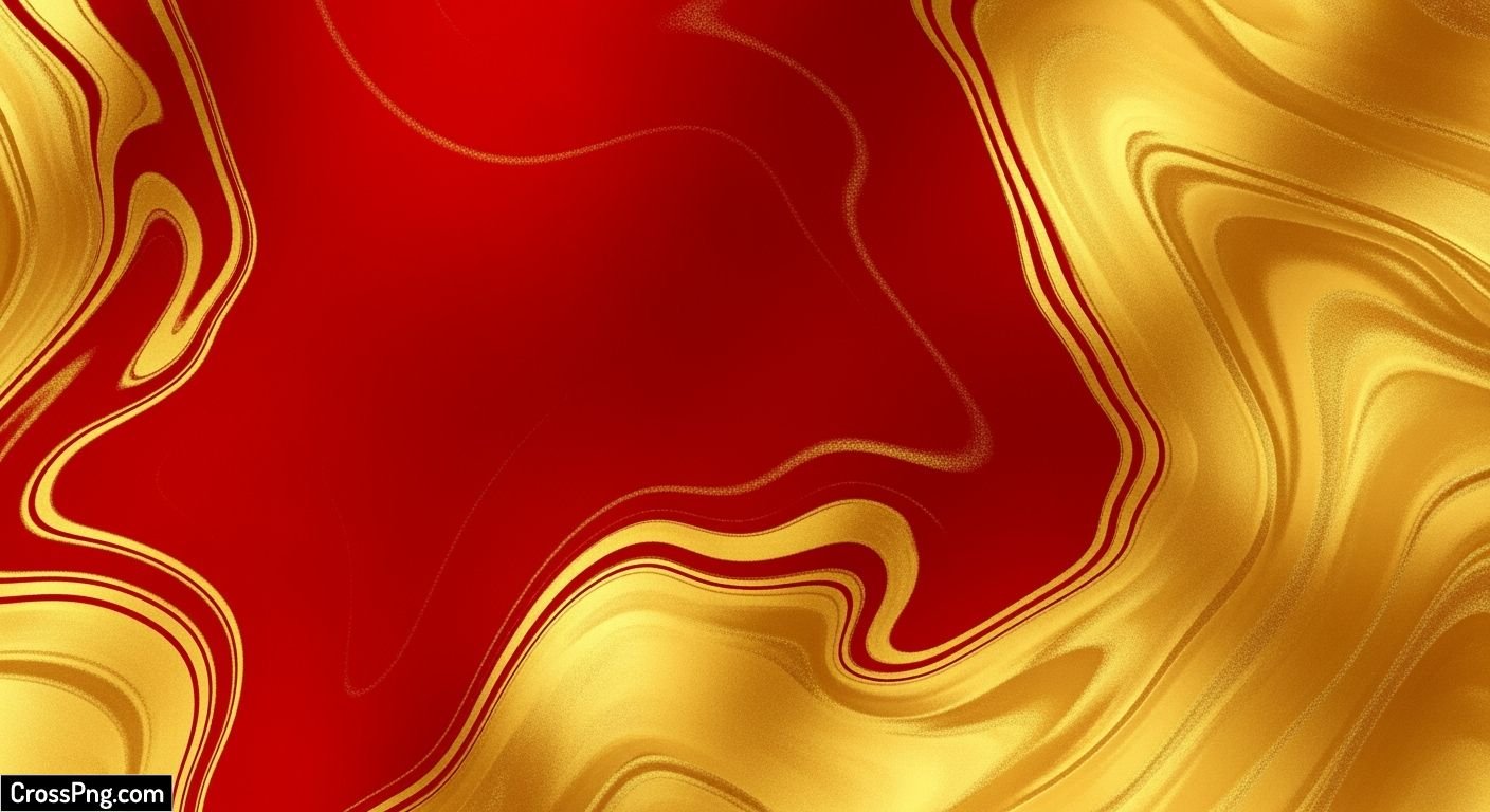 Red and gold background image