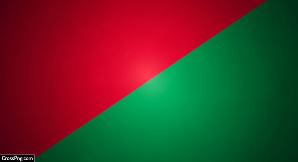 Red and green background image