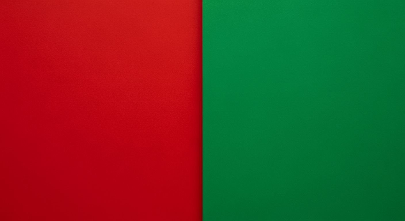 Red and green background image 4
