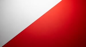 Red and white background image 2