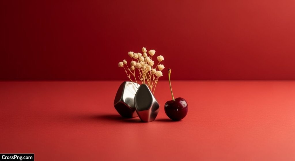Red background aesthetic image 3