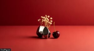 Red background aesthetic image 3