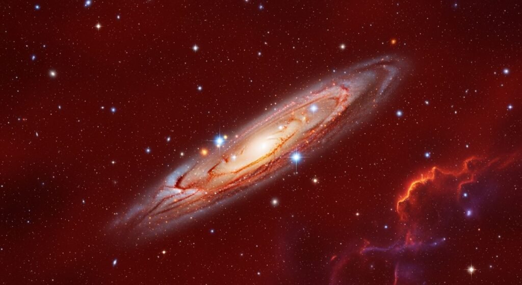 Red background animation image 2