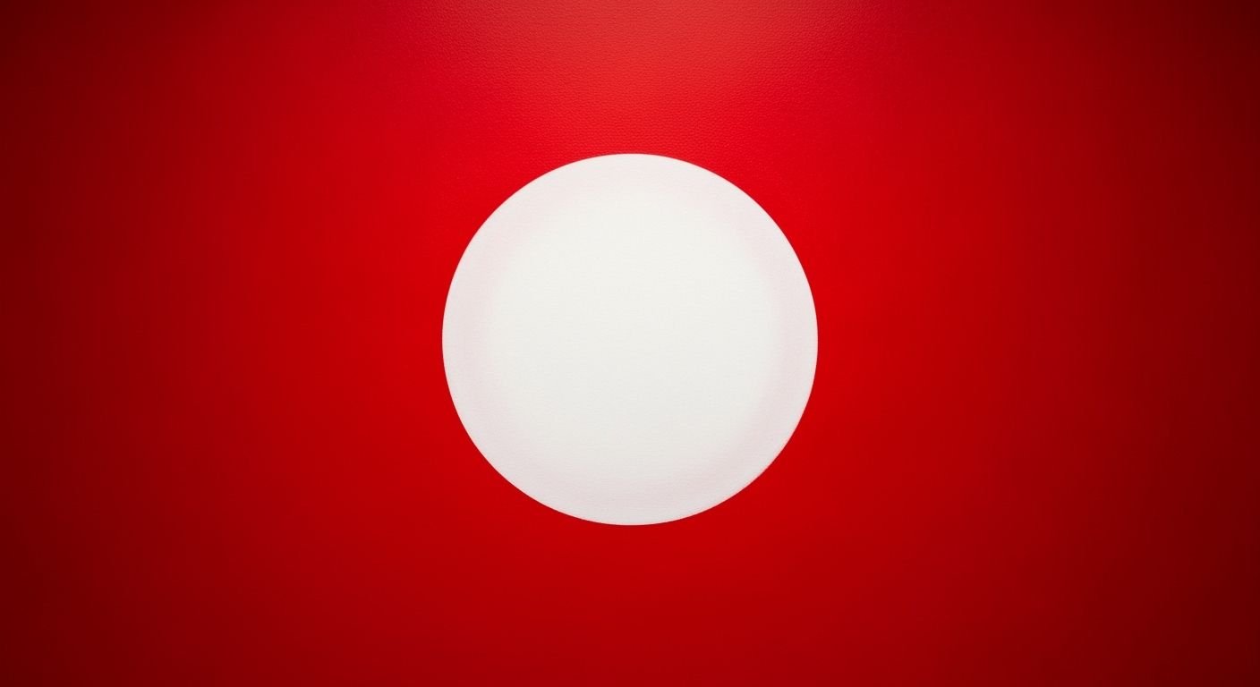 Red background white image 2