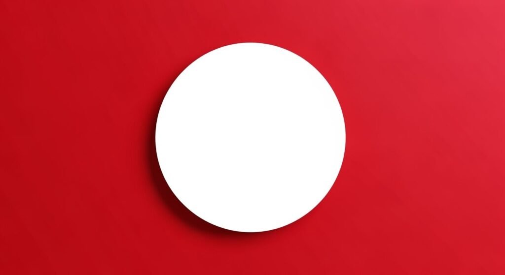 Red background white image 3