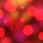 Red bokeh background image