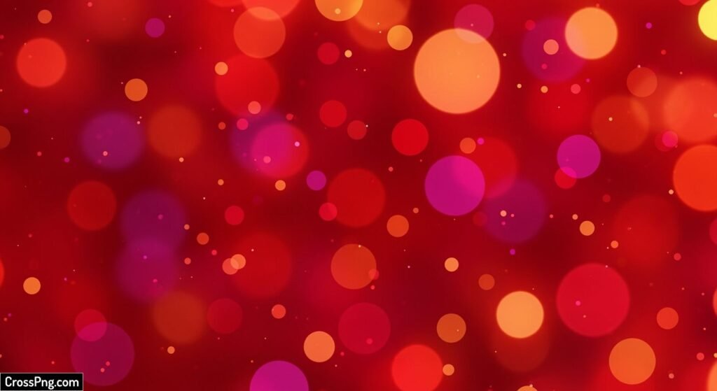 Red bokeh background image 2