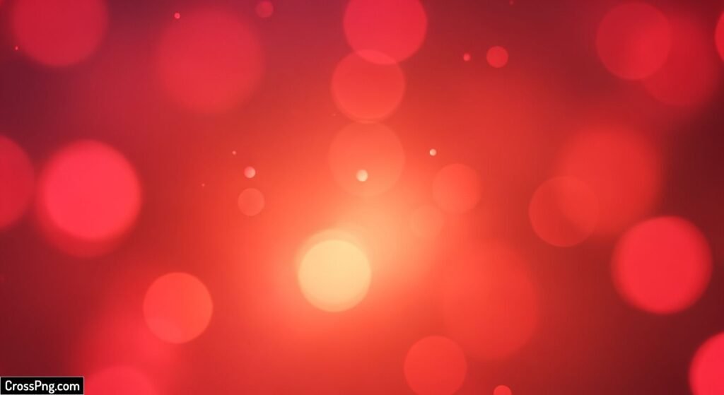 Red bokeh background image 3