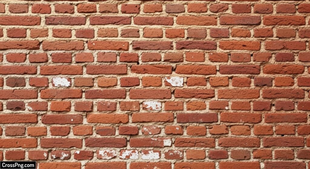 Red brick wall background image