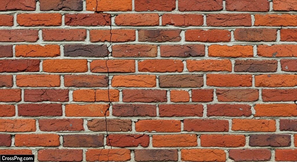 Red brick wall background image