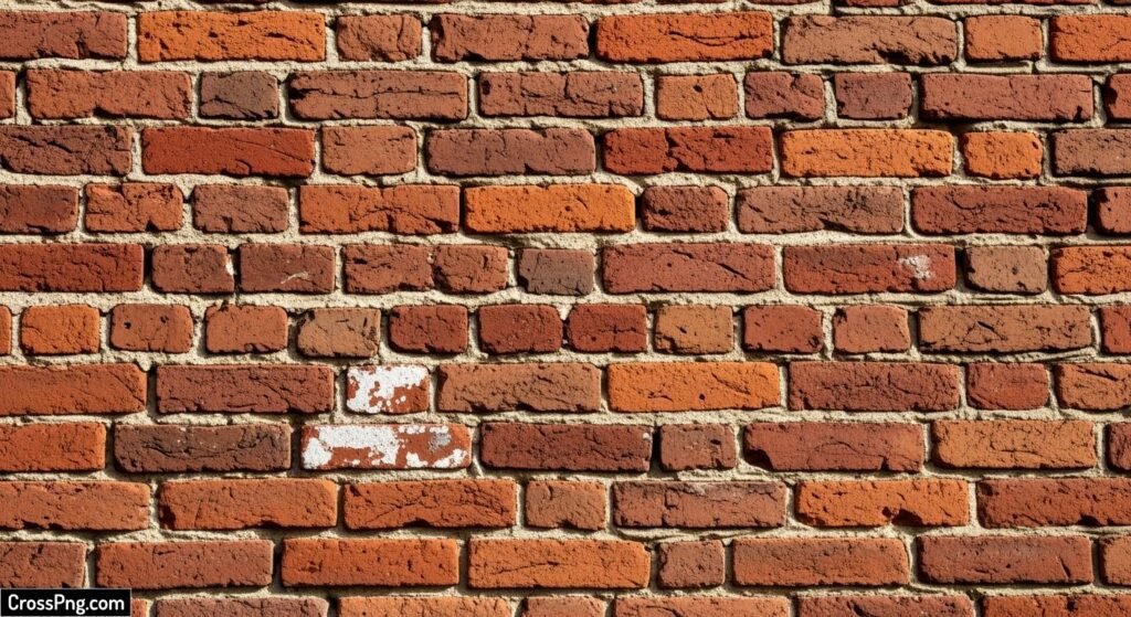 Red brick wall background image 2