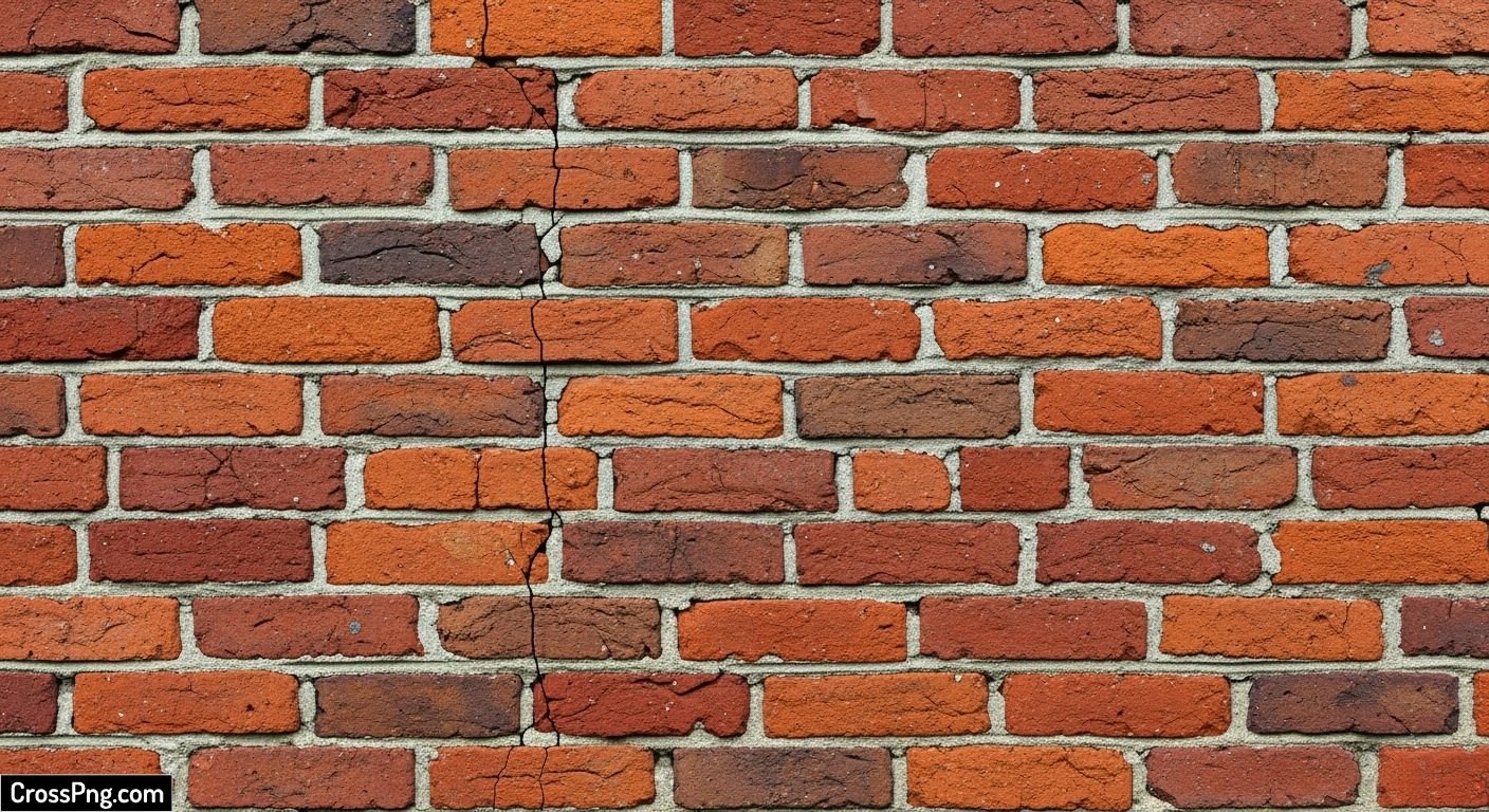 Red brick wall background image