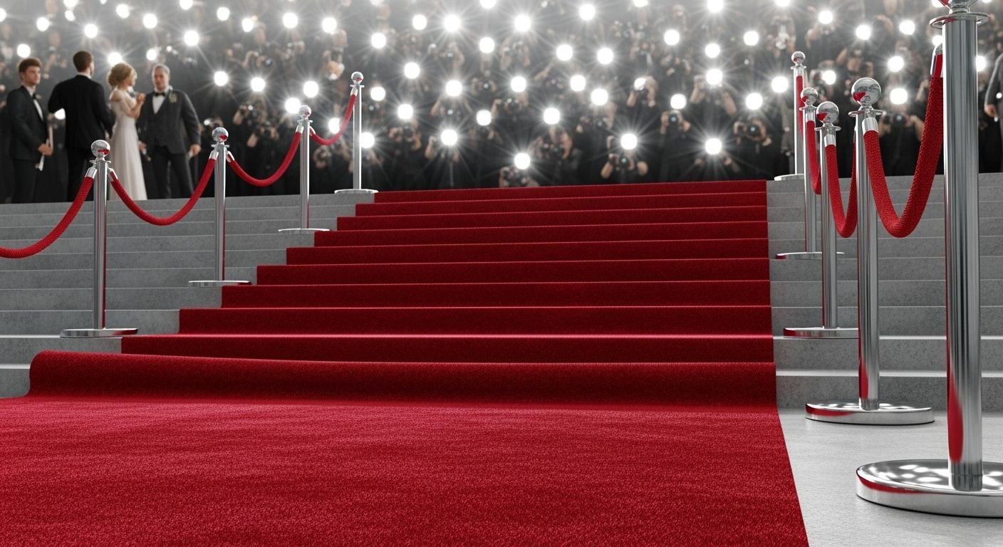 Red carpet background image