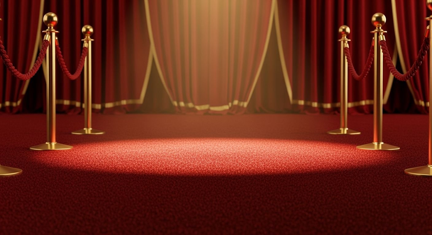 Red carpet background image 3