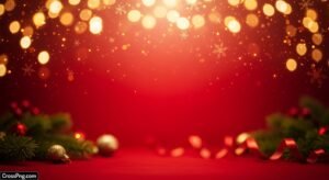 Red christmas background image 2