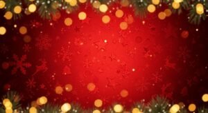 Red christmas background image 4