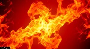 Red fire background image 2